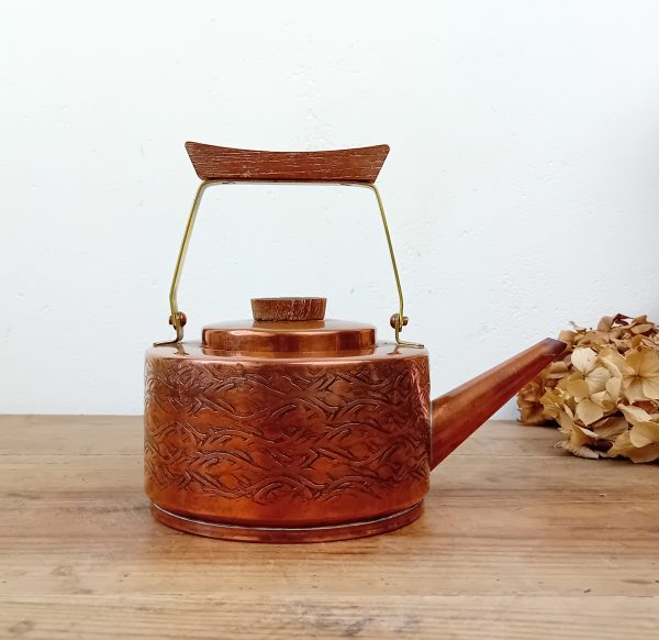 Théière vintage en cuivre n°11493