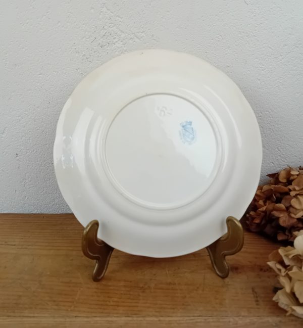 Ancienne assiette parlante Sarreguemines n°11476