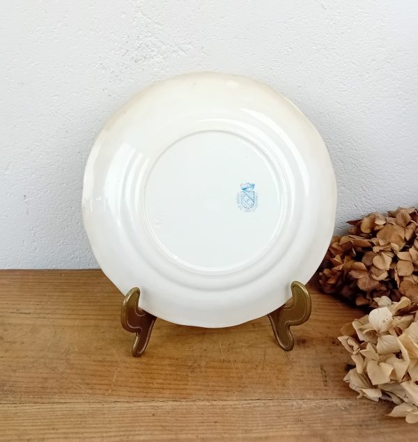 Ancienne assiette parlante Sarreguemines n°11475