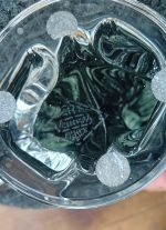 Paire de bougeoirs en cristal de Vannes n°11501