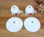 Paire de tasses a thé Royal Albert / Roses / n°11494