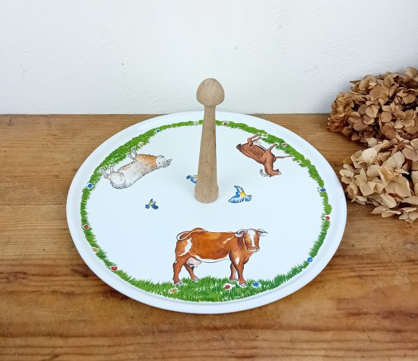 Plateau a fromage en faïence n°11479