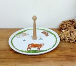 Plateau a fromage en faïence n°11479