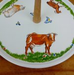 Plateau a fromage en faïence n°11479