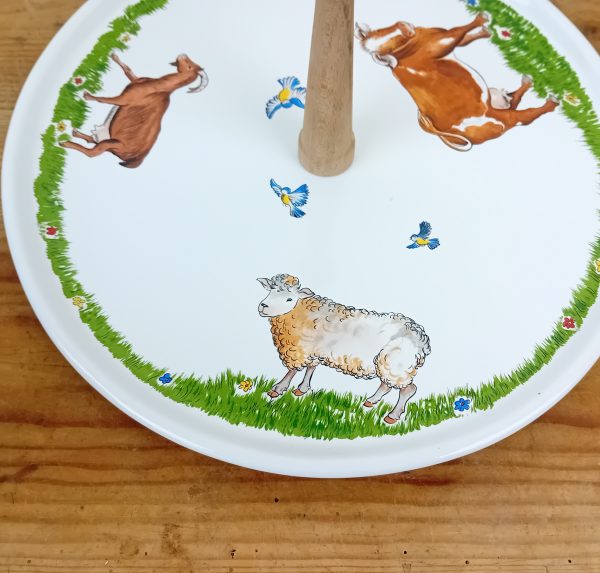 Plateau a fromage en faïence n°11479