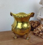 Ancien Pot / vase en laiton / Salies de Béarn n°11504
