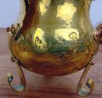 Ancien Pot / vase en laiton / Salies de Béarn n°11504