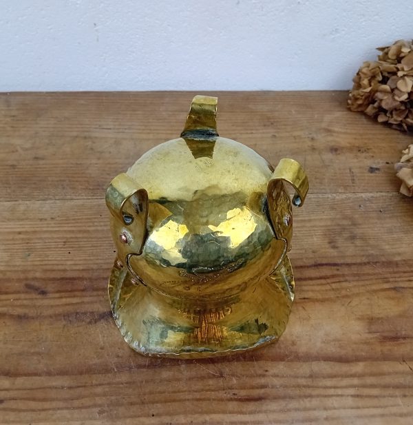 Ancien Pot / vase en laiton / Salies de Béarn n°11504