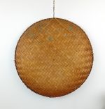 Tableau / Ancienne corbeille a riz peinte n°11508