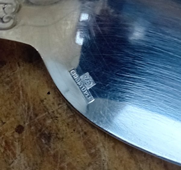 Lot de 6 cuillère a café en métal argenté Christofle n°11520