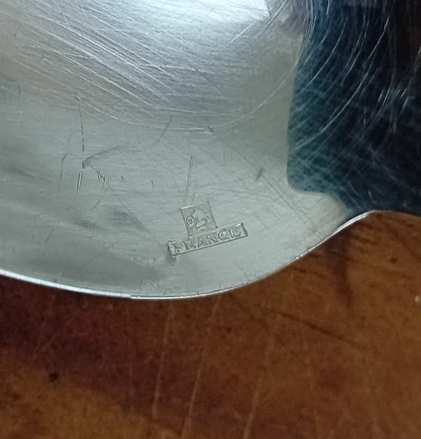 Lot de 6 cuillère a café en métal argenté Christofle n°11520