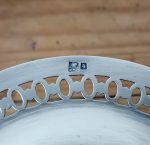 Ancienne paire de coquetier en métal argenté n°11517