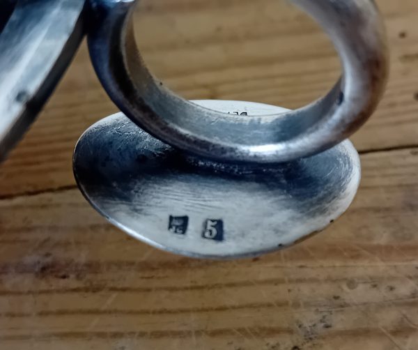 Ancien rat de cave en métal argenté n°11518