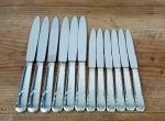 Lot de 12 couteaux en métal argenté n°11511