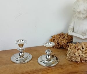 Paire de bougeoirs n°11515