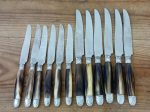 Lot de 12 couteaux anciens ( 6 + 6 ) n°11513