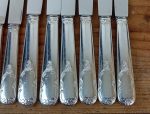Lot de 12 couteaux en métal argenté n°11512
