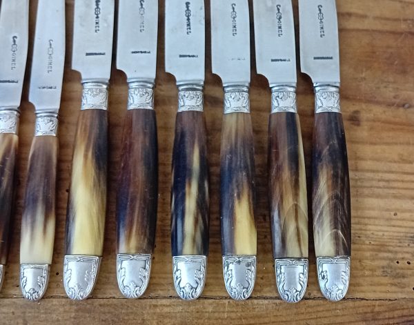 Lot de 12 couteaux anciens ( 6 + 6 ) n°11514