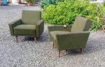 Paire de fauteuils vintages a restaurer n°11573