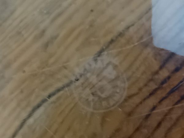 Boite a biscuit en cristal de Baccarat / Chevalier / n°11526