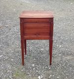 Ancien chevet a rideau en noyer n°11558