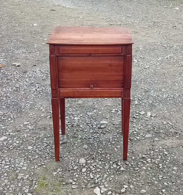 Ancien chevet a rideau en noyer n°11558