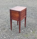 Ancien chevet a rideau en noyer n°11558