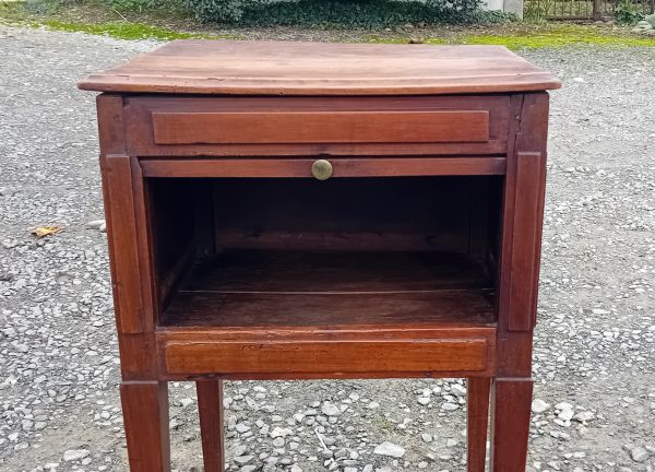 Ancien chevet a rideau en noyer n°11558