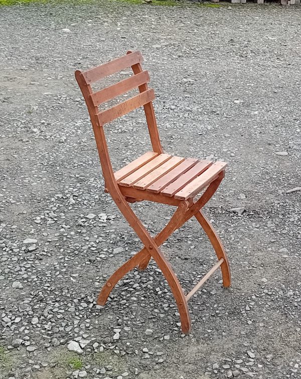 Ancienne chaise enfant pliante n°11562