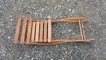 Ancienne chaise enfant pliante n°11562