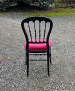 Ancienne chaise Napoléon III Bois Noirci n°11570