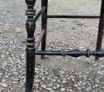 Ancienne chaise Napoléon III Bois Noirci n°11570