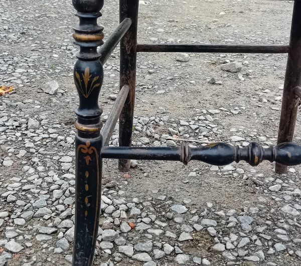 Ancienne chaise Napoléon III Bois Noirci n°11570