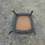 Ancienne chaise Napoléon III Bois Noirci n°11570