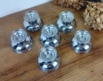 Lot de 6 coupes a glace vintages en inox n°11578
