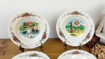 Lot de 6 assiettes creuses Obernai Sarreguemines n°11582