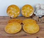 Lot de 6 assiettes a huitre vintages n°11583