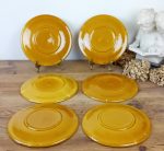 Lot de 6 assiettes a huitre vintages n°11583