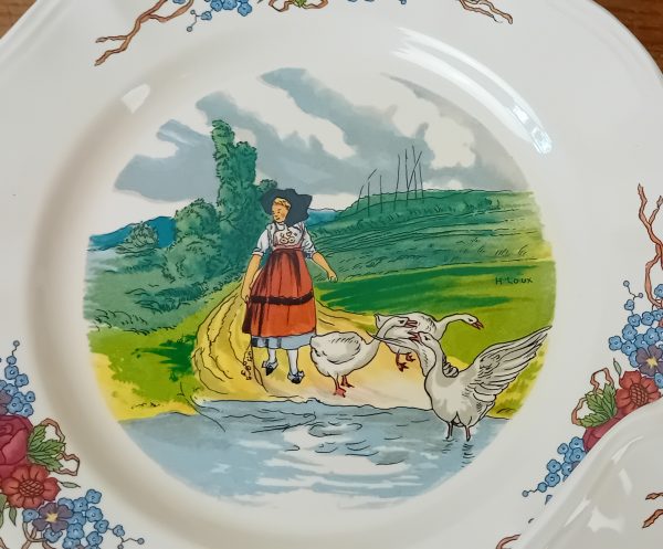 Lot de 6 assiettes a dessert Obernai Sarreguemines n°11584