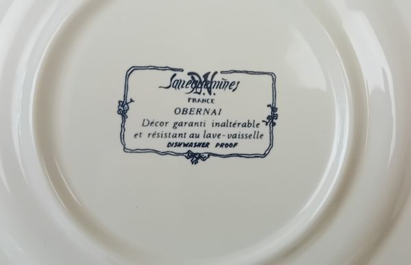 Lot de 6 assiettes a dessert Obernai Sarreguemines n°11584