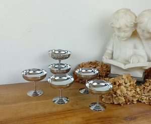 Lot de 6 coupes a glace vintages n°11586