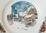 Lot de 6 assiettes plates Obernai Sarreguemines n°11589