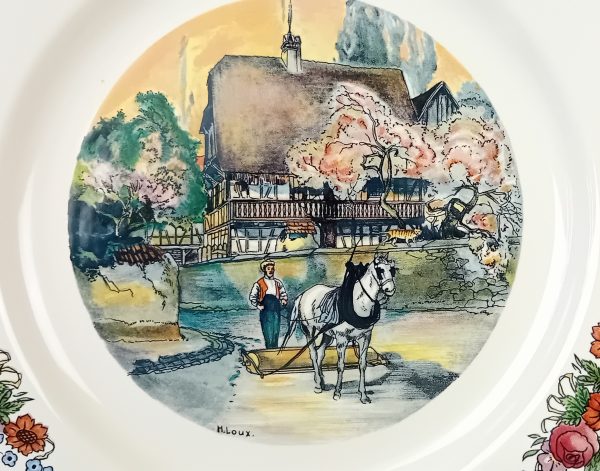 Lot de 6 assiettes plates Obernai Sarreguemines n°11589