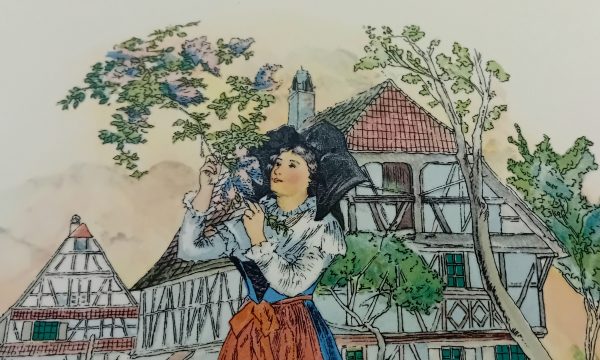 Grand plat Obernai Sarreguemines n°11606