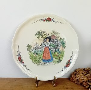 Grand plat Obernai Sarreguemines n°11606
