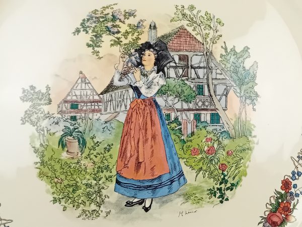 Grand plat Obernai Sarreguemines n°11606