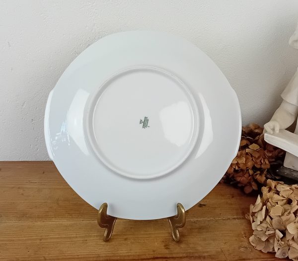 Plat a gâteaux vintage en porcelaine n°11600
