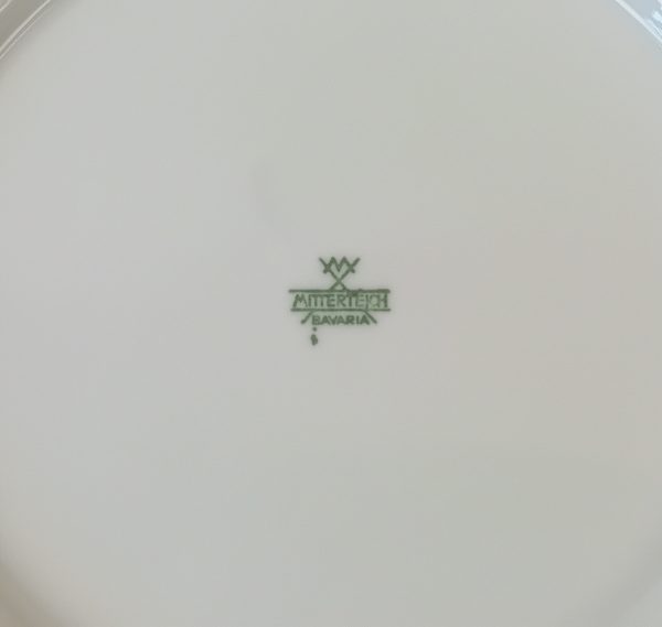 Plat a gâteaux vintage en porcelaine n°11600