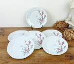 Lot de 6 assiettes a dessert en porcelaine n°11599