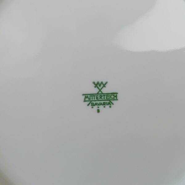 Lot de 6 assiettes a dessert en porcelaine n°11599